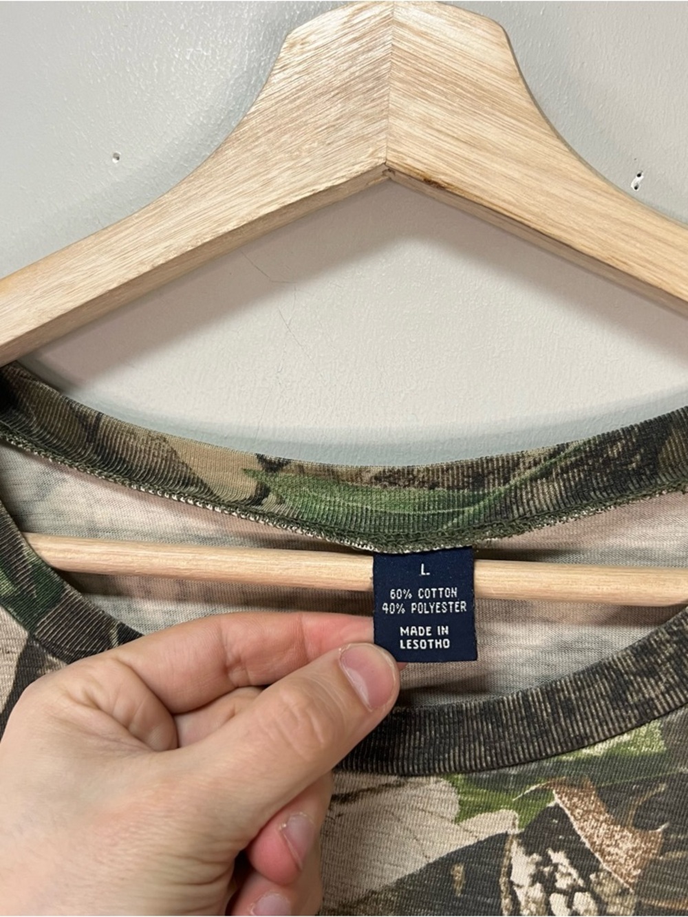 Vtg 90s Camo T Shirt - Picture 3 of 7